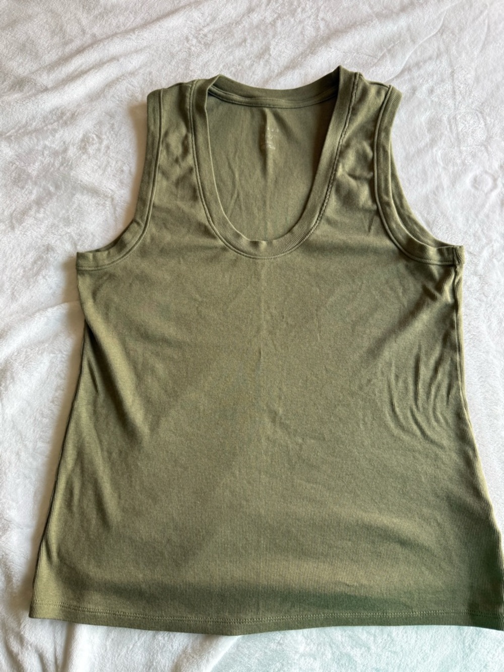 a new day Olive Scoop Neck Tank Top